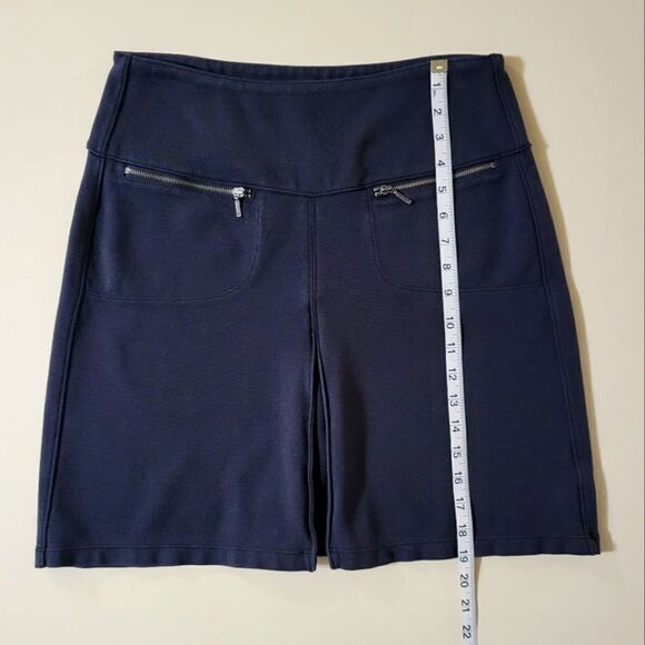 Athleta Black Ponte Skirt Zipper Pockets - Picture 4 of 9